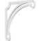 Ekena Millwork Arch Architectural Grade PVC Bracket, 5/8"W X 18"D X 18"H BKTP01X18X18AH - alternate 1
